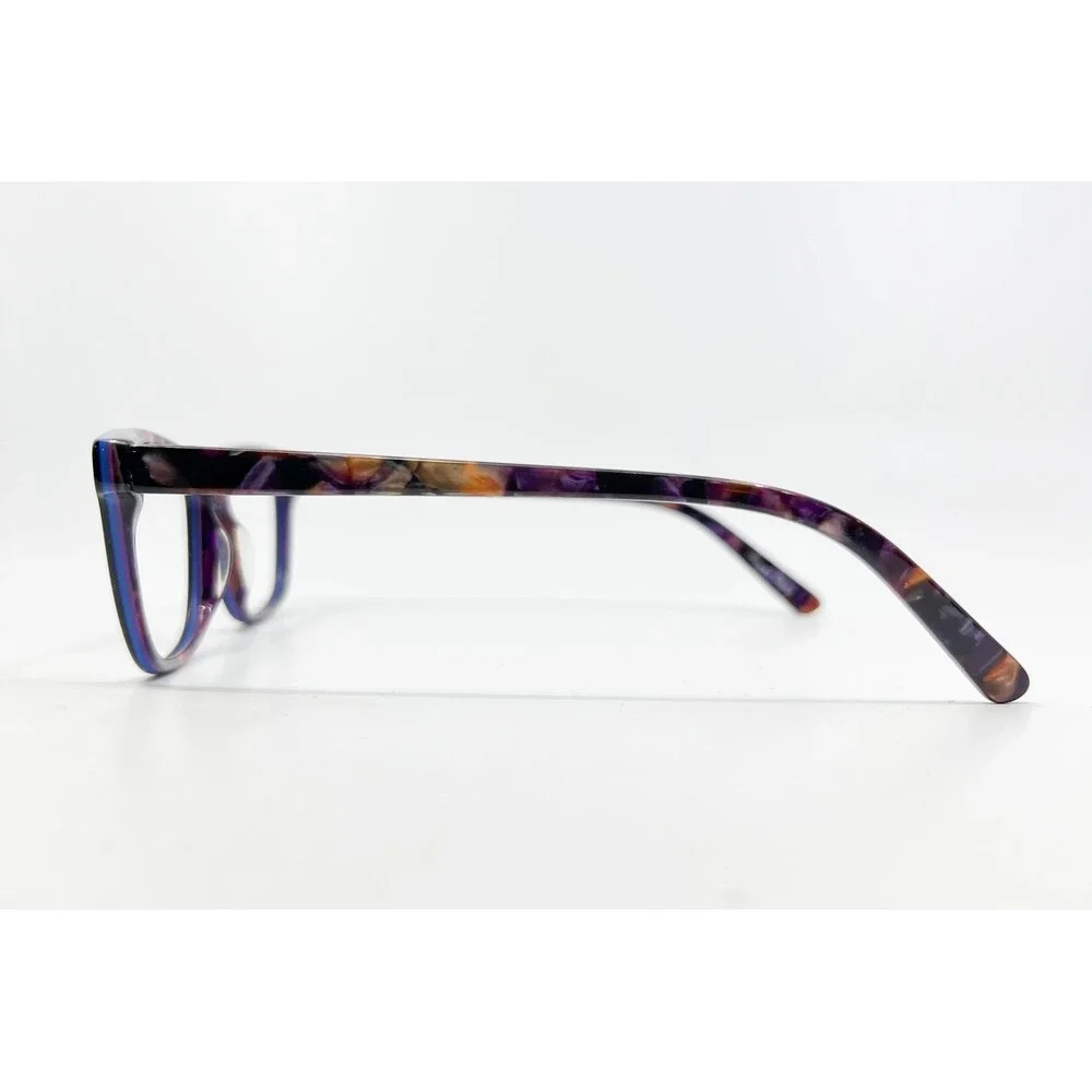 Pixie Geek Eyewear Eyeglasses Women Black Violet Tortoise Cat Eye 51-16-140